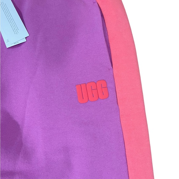 ⚡️SOLD⚡️UGG Jayleen Color Blocked Sweatpant Purple Brushed Fleece Cotton Pant - Picture 8 of 14
